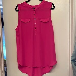 Torrid Fuchsia Sleeveless Blouse